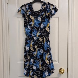 NWT RW & CO ruffle off shoulder dress XS